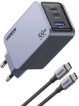 UGREEN Nexode Pro 100W GaN USB + 2x USB-C, Grey