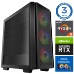 INTOP AQUA Ryzen 5 7500X3D 16GB DDR5 2TB M.2 NVMe SSD RTX 5060 8GB no OS