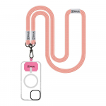 Obal:Me NeckTag Trio Rope for Mobile Phone / pink
