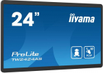 Iiyama TW2424AS-B1 Signage Display Digital signage flat panel 23.8" (60.5 cm) Wi-Fi 250 cd/m 4K Ultra HD Black Touchscreen Built-in processor Android 24/7