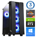 INTOP Ryzen 5 3600, 16GB RAM, 1TB M.2 NVMe SSD, RTX 3050 8GB, Windows 11 Pro