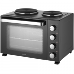 Sencor SEO 3500BK electric oven with 2 hotplates, 35L, 3200W