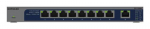 NETGEAR GS108MX-100EUS unmanaged L2 Gigabit Ethernet (10/100/1000) desktop/wall-mounting network switch