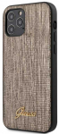 GUESS Lizard Cover for iPhone 12 / 12 Pro in Gold