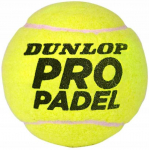 Dunlop PADEL BALLS PRO PADEL FIP APPROVED, 3-PACK