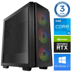 INTOP i5-12400F, 32GB, 500GB SSD, M.2 NVMe, RTX 3050 8GB, Windows 11