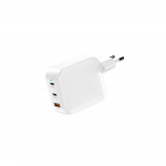 FoneKit GaN PD 100W wall charger, USB-C + USB-C + USB-A, white