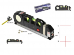 Geko Cross-line laser level with 2.5m measuring tape
