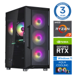 INTOP AQUA Ryzen 7 7700X 16GB DDR5 1TB SSD M.2 NVME+2TB RTX5050 8GB WIN11
