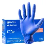Mercator Nitrile protective gloves Nitrylex Basic size L 100 pcs