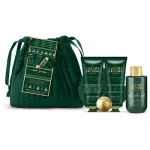 Grace Cole Body Care Set ( Pistachio AND Caramel ) - Body care gift set in a pouch ( 5 pcs )