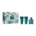 Versace Versace Set: Eros, Eau De Toilette, For Men, 50 ml + Eros, Shower Gel, For All Skin Types, 50 ml + Eros, Hydrating, After-Shave Balm, 50 ml