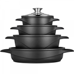 Smile MGK-17 Pot Set with Lids, 4 Pieces