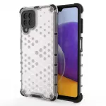 Hurtel Honeycomb Case armor cover with TPU bumper for Samsung Galaxy A22 4G, black