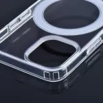 OEM Clear Mag phone case with MagSafe support for iPhone 17 transparent