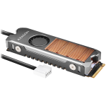 AXAGON CLR-M2FAN active fan  M.2 SSD, 80mm SSD, copper body, silicone thermal pads, 13mm height