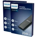PHILIPS External SSD 250GB Ultra speed Space grey