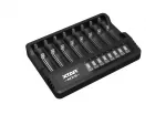 XTAR Charger for Li-ion batteries 3.6V / 3.7V / 1.5V and 1.2V Ni-MH MX8