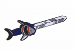 LEAN Toys Knight's set: sword, shield, foam, EVA shark