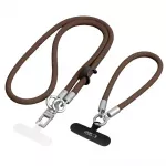 Tech-Protect C10S ROPE CROSSBODY AND WRIST WALNUT BROWN/TITANIUM