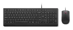 LENOVO Mouse and keyboard set Essential Wired Combo / 4X31R64414 Black