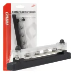 Amio Ground distribution block plus bus bar M6 12V - 48V 150A -03808