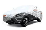 Amio ALUMINIUM CAR COVER with ZIP, REFLECTIVE, 120g + cotton, Silver, size: SUV/VAN XL