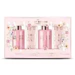 Grace Cole Wild Peony Gift Set ( Peony, Peach AND Raspberry ) - Body care gift set ( 4 pcs )