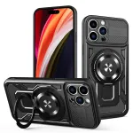 TFO Defender Armor Mag phone case with stand and MagSafe support for iPhone 14 Pro Max black (with camera lens protection)