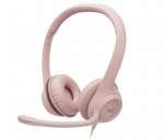 LOGITECH H390 USB Computer Headset - ROSE - USB - EMEA-914