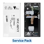ServicePack LCD Display SAMSUNG S22 Ultra S908 Graphite GH82-27488E