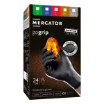 Mercator GoGrip ONE-BY-ONE Black nitrile gloves 100pcs size M