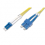 Digitus | Patch Cord | DK-2932-02 | Cable diameter 3 mm; Cable type: I-VH 2E9/125; Fiber diameter: 09/125; Connector 1/2: LC/SM | Yellow