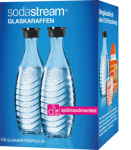SodaStream Penguin Crystal Glass Carafe, 0.6L, 2-Pack