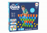 LEAN Toys Cups Puzzle Game 3-in-1, 44 Pieces