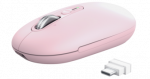 TRUST Seron Slim Multi-Wireless Hyperscroll Mouse, Pink