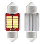 Amio LED CANBUS 4014 10SMD Festoon C5W C10W C3W 31mm White 12V/24V