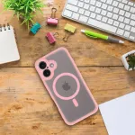OEM FULL MATTE MAG COVER phone case with MagSafe support for iPhone 14 Pro Max pink