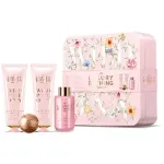 Grace Cole Peony Body Care Gift Box ( Peony, Peach AND Raspberry ) - Gift set in a tin box ( 4 pcs )