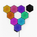 Nanoleaf | Shapes Black Hexagons Starter Kit (9 panels) | 42 W | WiFi