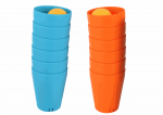 LEAN Toys Sensory Game Mugs 3-in-1 Creative Set, 16 Pieces Puzzle