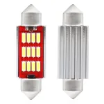 Amio LED CANBUS 4014 12SMD Festoon C5W C10W C3W 39mm White 12V/24V