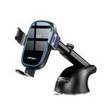 Amio car phone holder with suction cup with 15W wireless charging