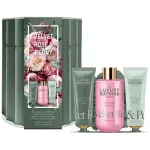 Grace Cole Rose AND Peony Bath Care Set ( Re AND Pivoka ) - Body care gift set in a tin ( 4 pcs )