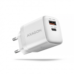 AXAGON Wall Charger 2-Port (USB-A + USB-C), 20W | ACU-PQ20W
