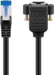 Goobay 65645 networking cable, black, 5 m, Cat6a, S/FTP (S-STP)