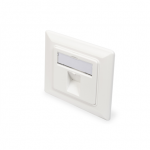 Digitus RJ-45 Keystone Module Connector, 1x (white, 45 angled outlet)