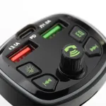 Blue Star Transmitter for car Wave L1 RGB Ambient light Type-C x1 USB x2 20W black