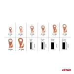 Amio Connectors and heat shrinkable tube set -03984