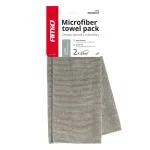 Amio Streak-free microfiber cloth for glass, windows and mirrors 30x40 cm 340 g/m, 2 pcs -03742